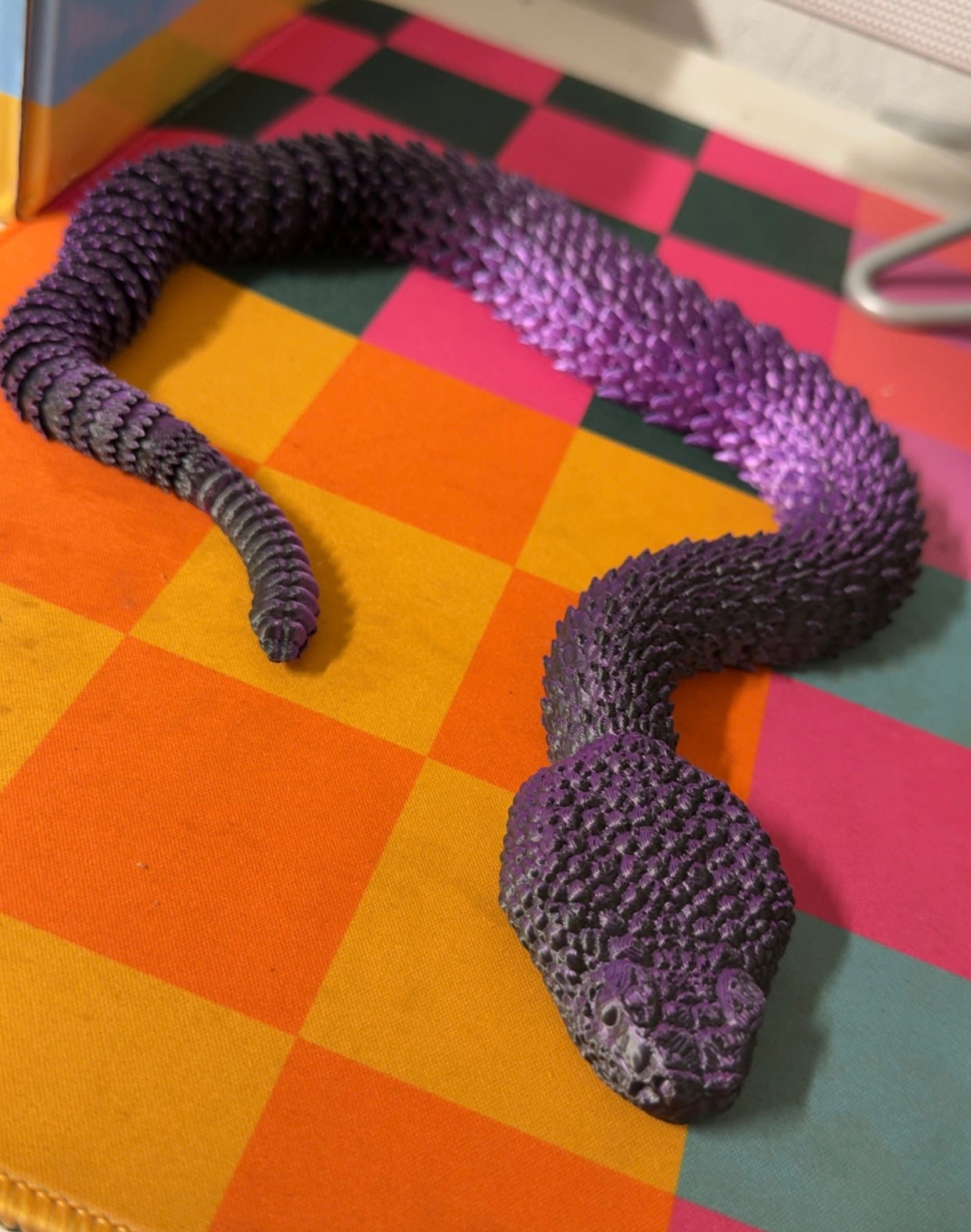 Large flexi rattle snake