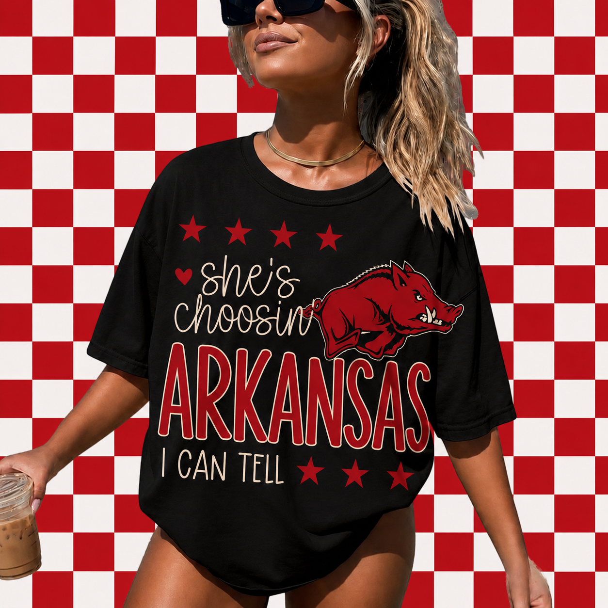 She’s choosin Arkansas