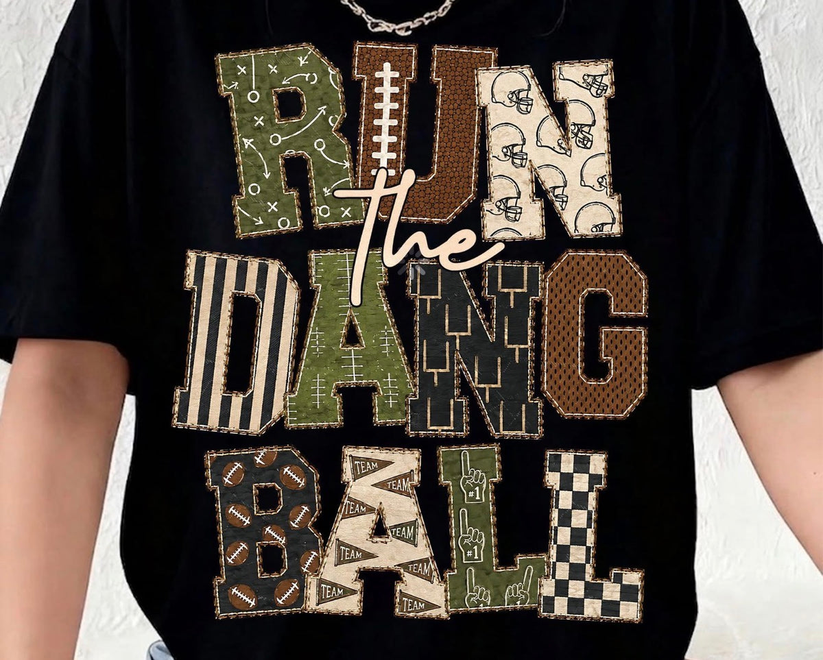 Run the ball print