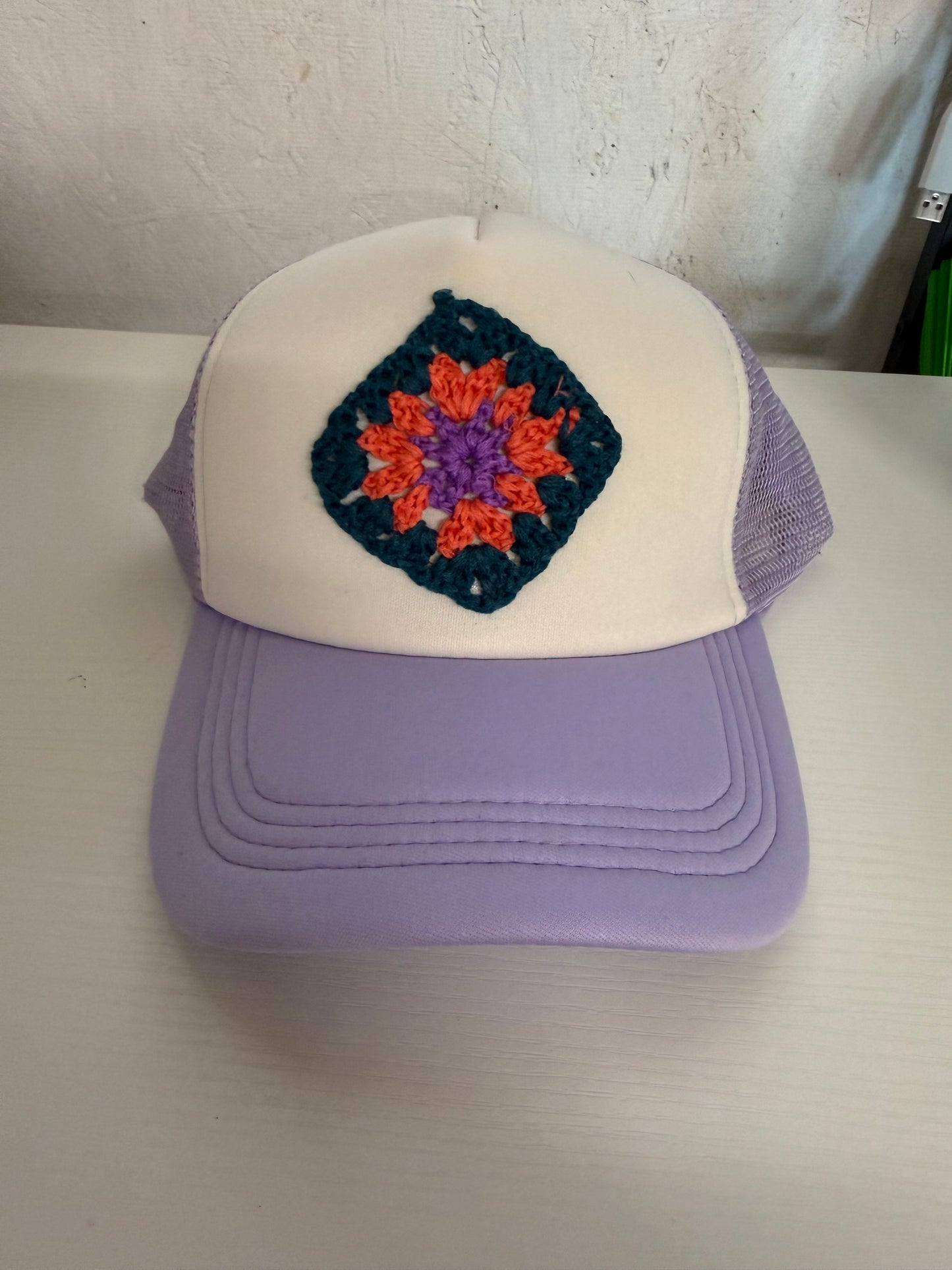 Granny square purple