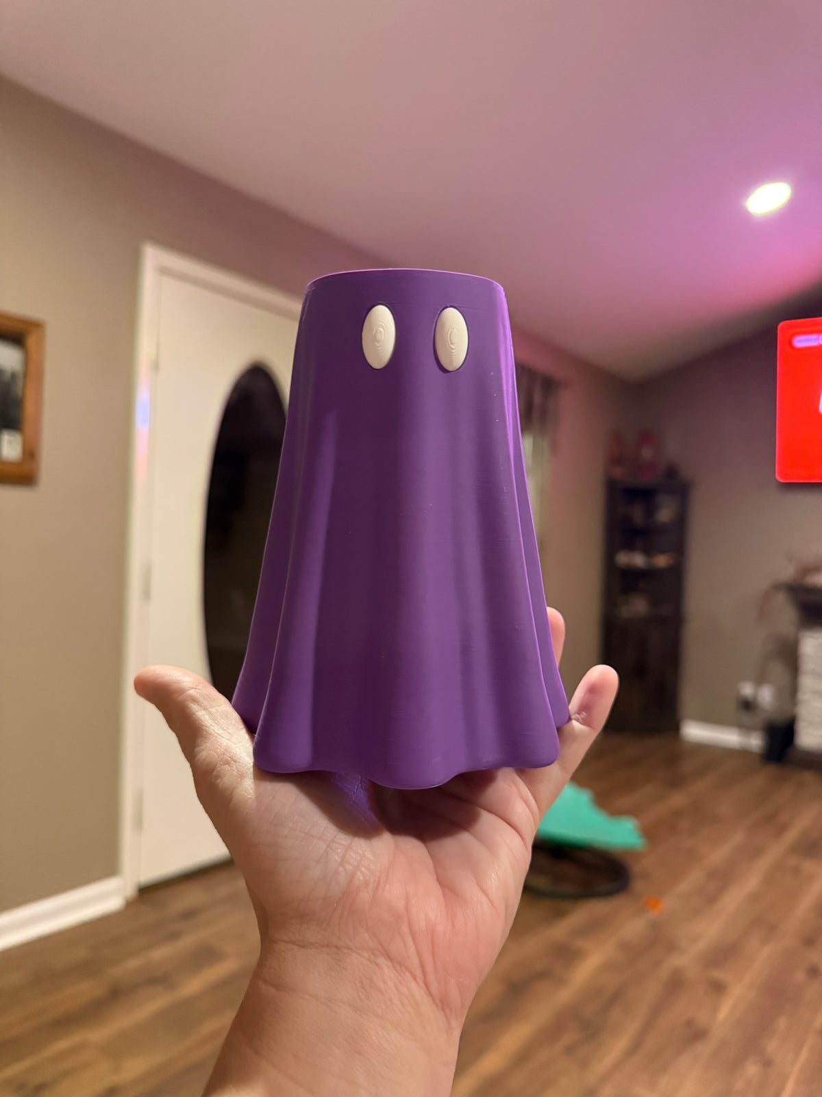 Purple ghost slim koozie holder