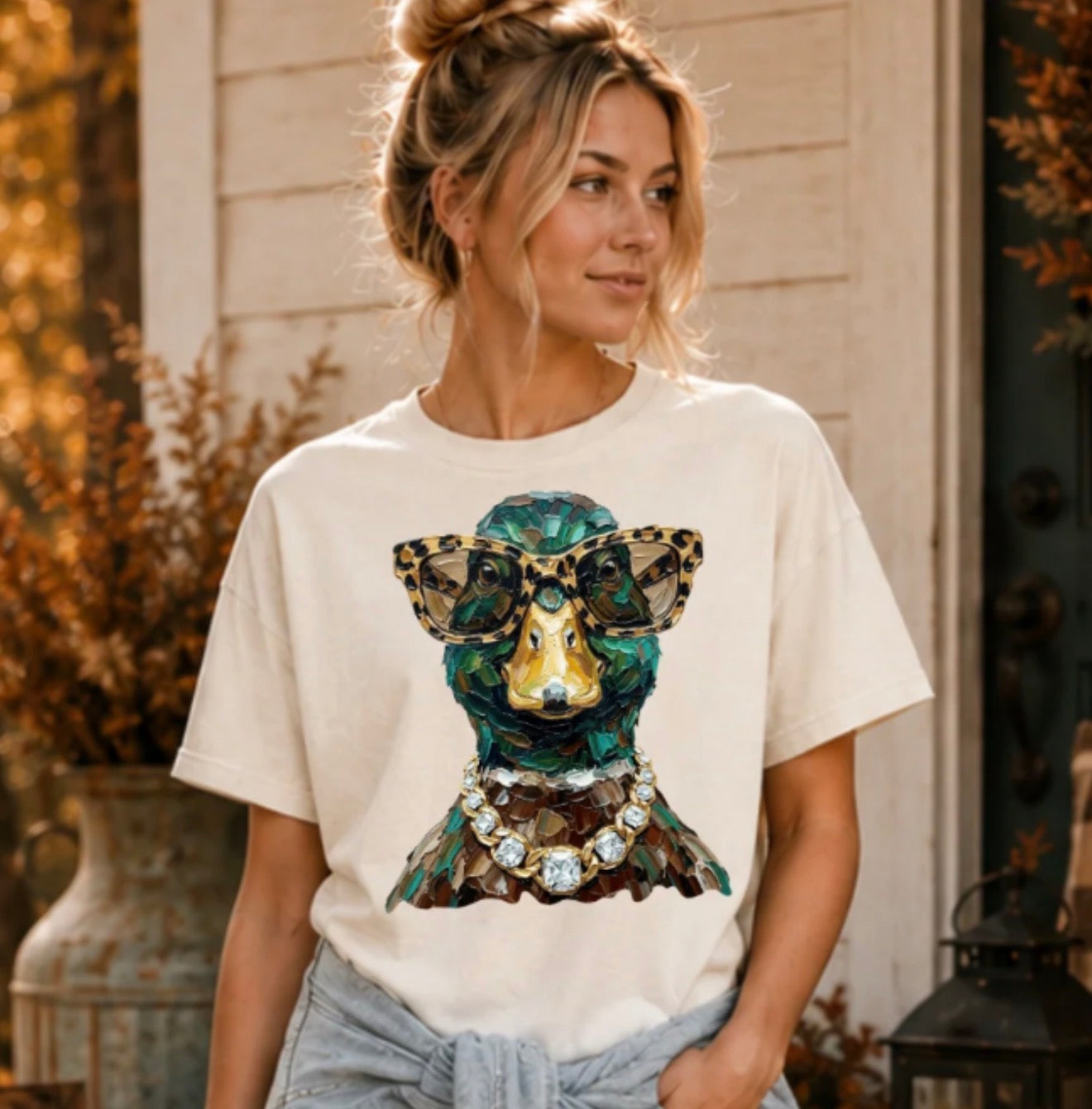 Dazzled duck print