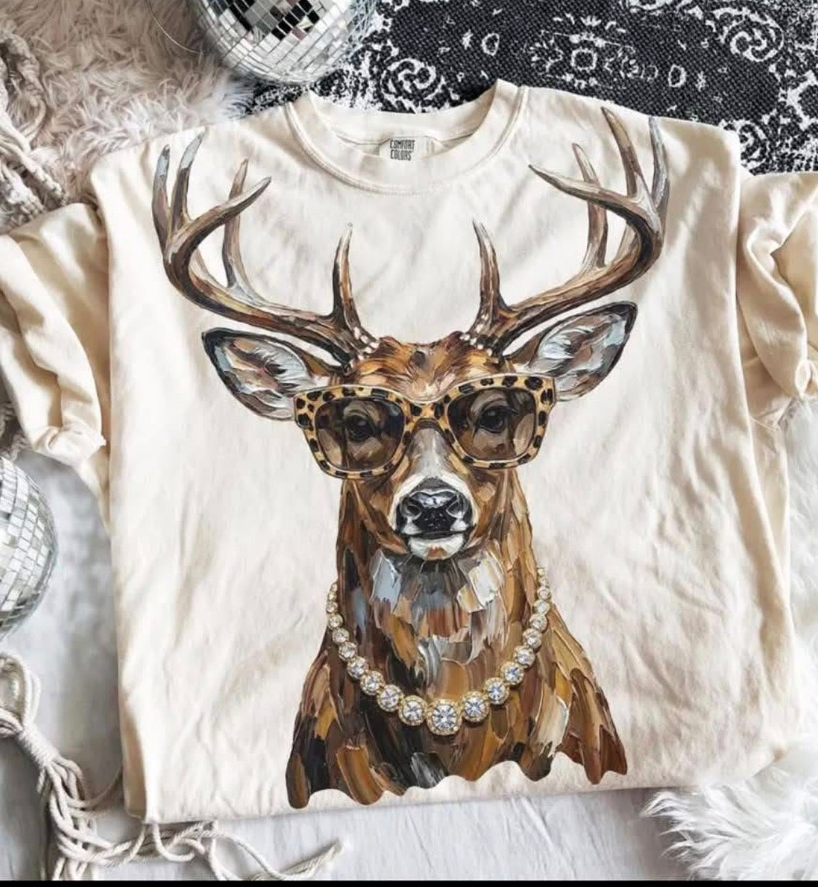 Dazzled deer print