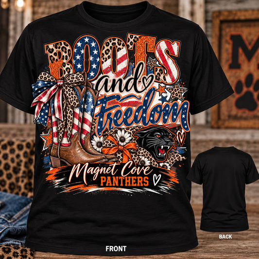 Boots and freedom magnet