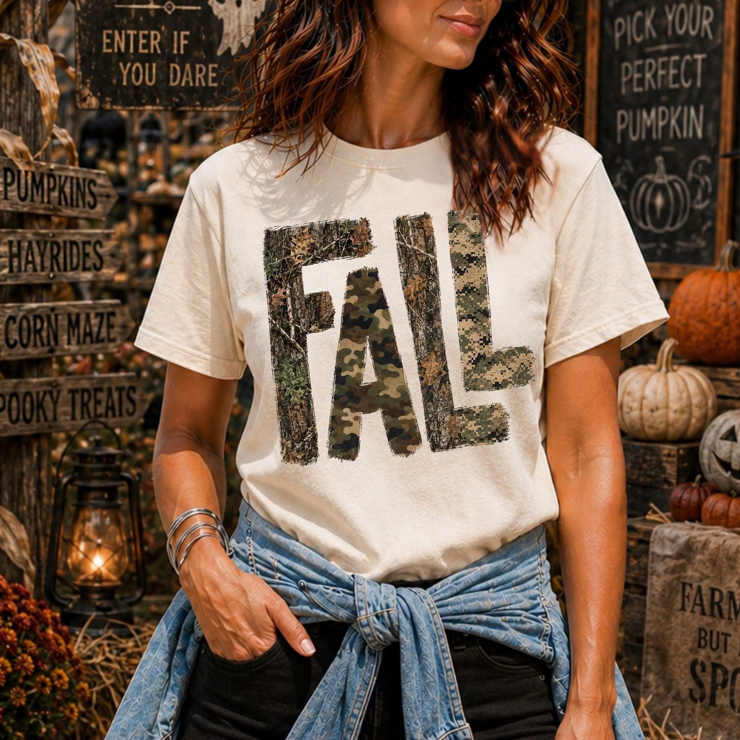 Camo fall print