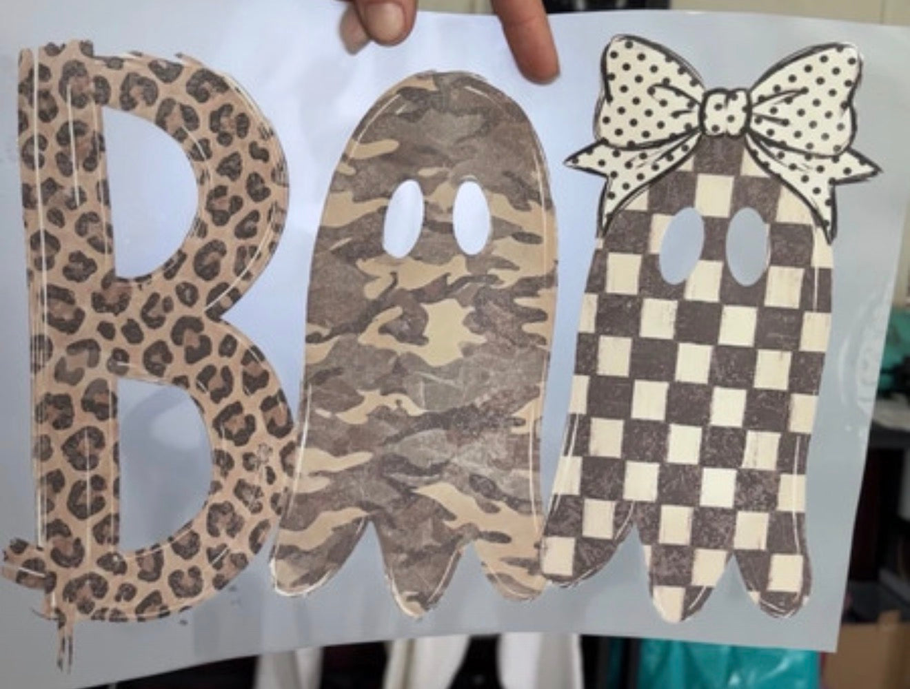 Boo camo print