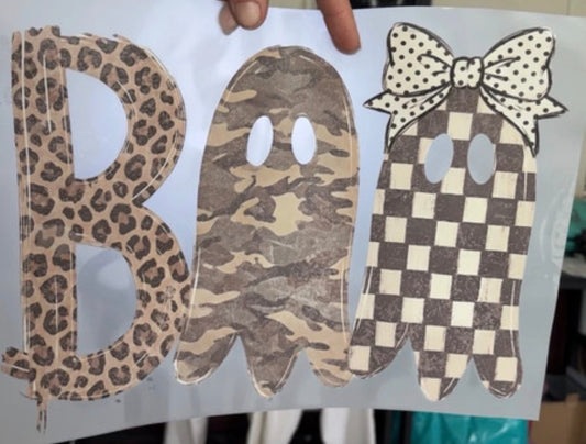 Boo camo print