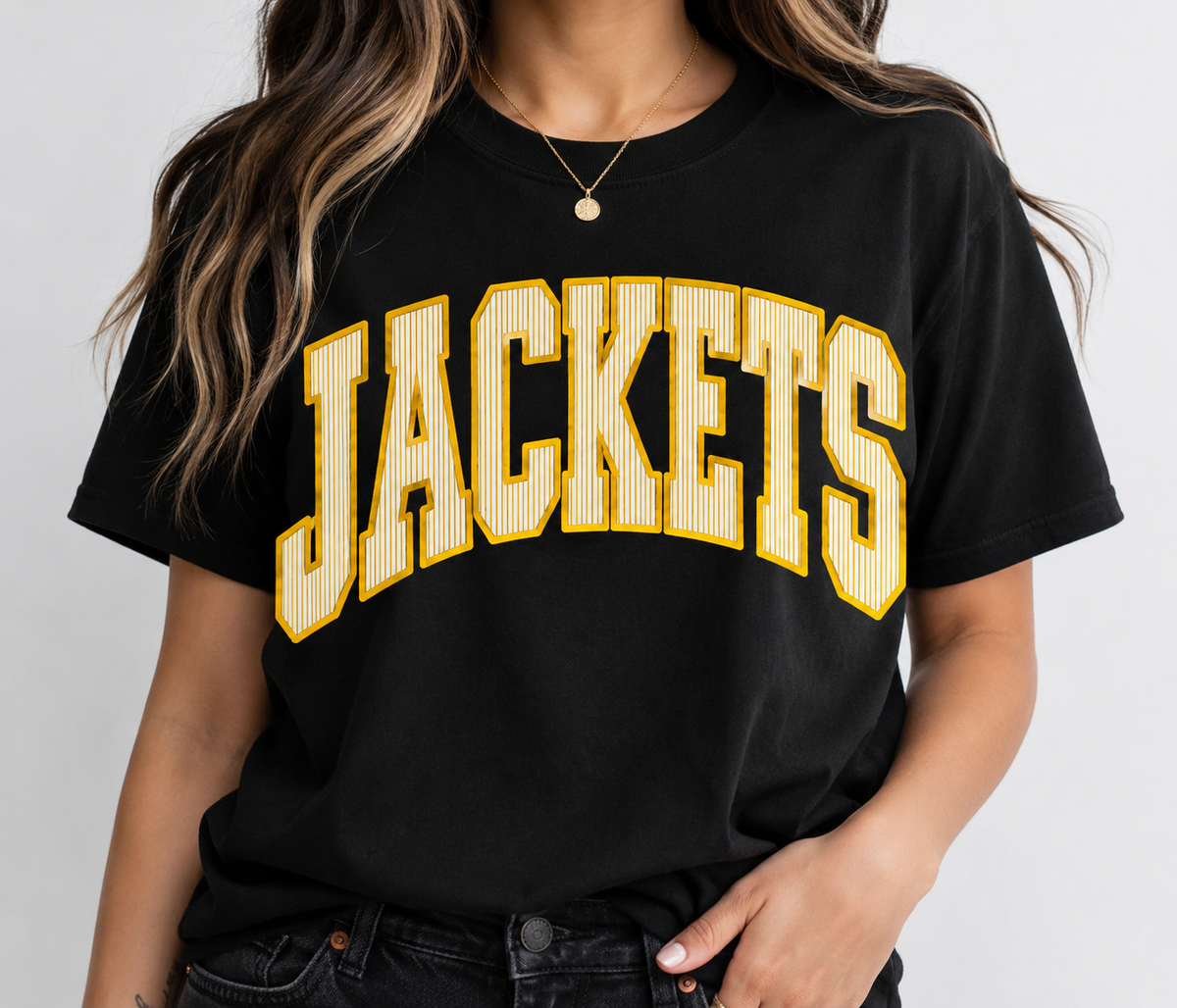 Jackets yellow stripe