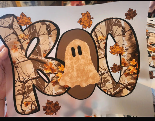 Camo boo print