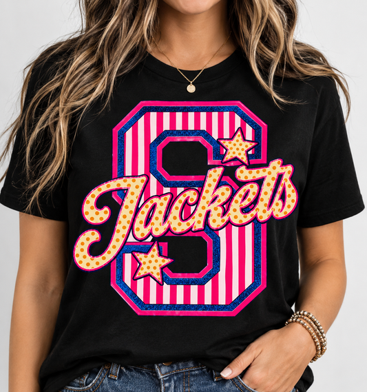 Jackets pink stripe