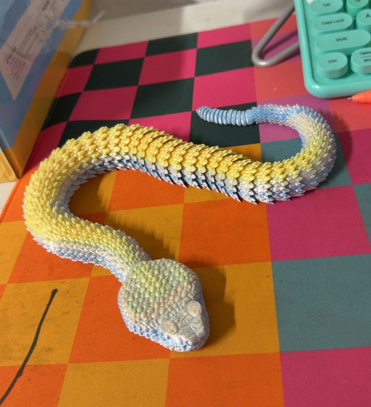 Large flexi rattlesnake