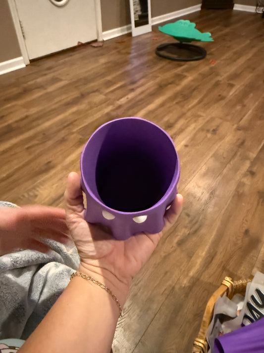 Purple ghost slim koozie holder