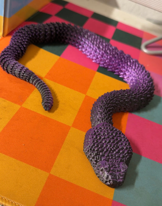 Large flexi rattle snake