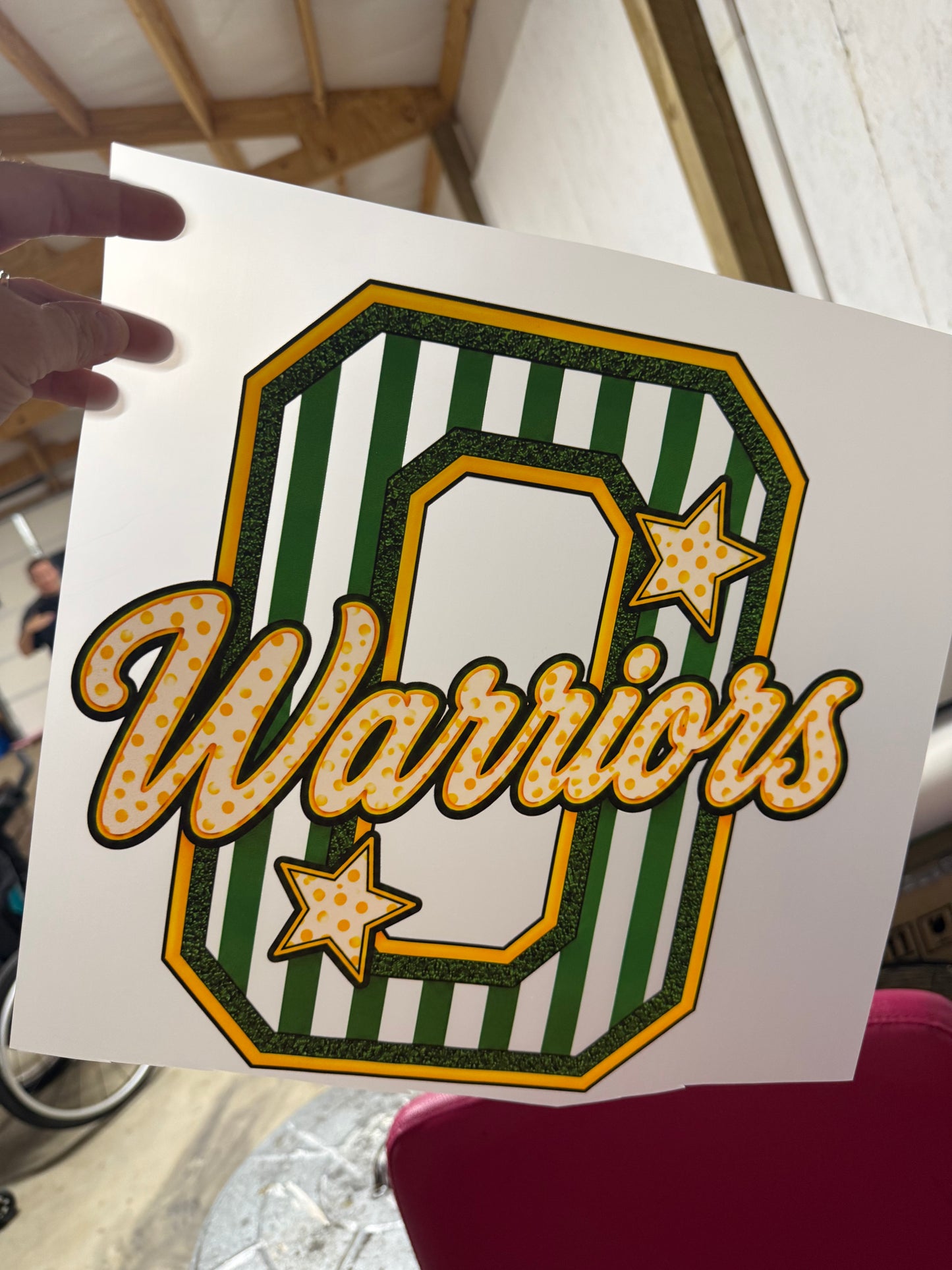 Warriors O glitter